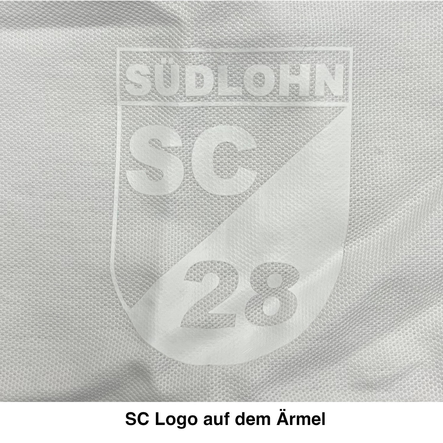 SC Südlohn Streetwear Polo-Shirt weiß