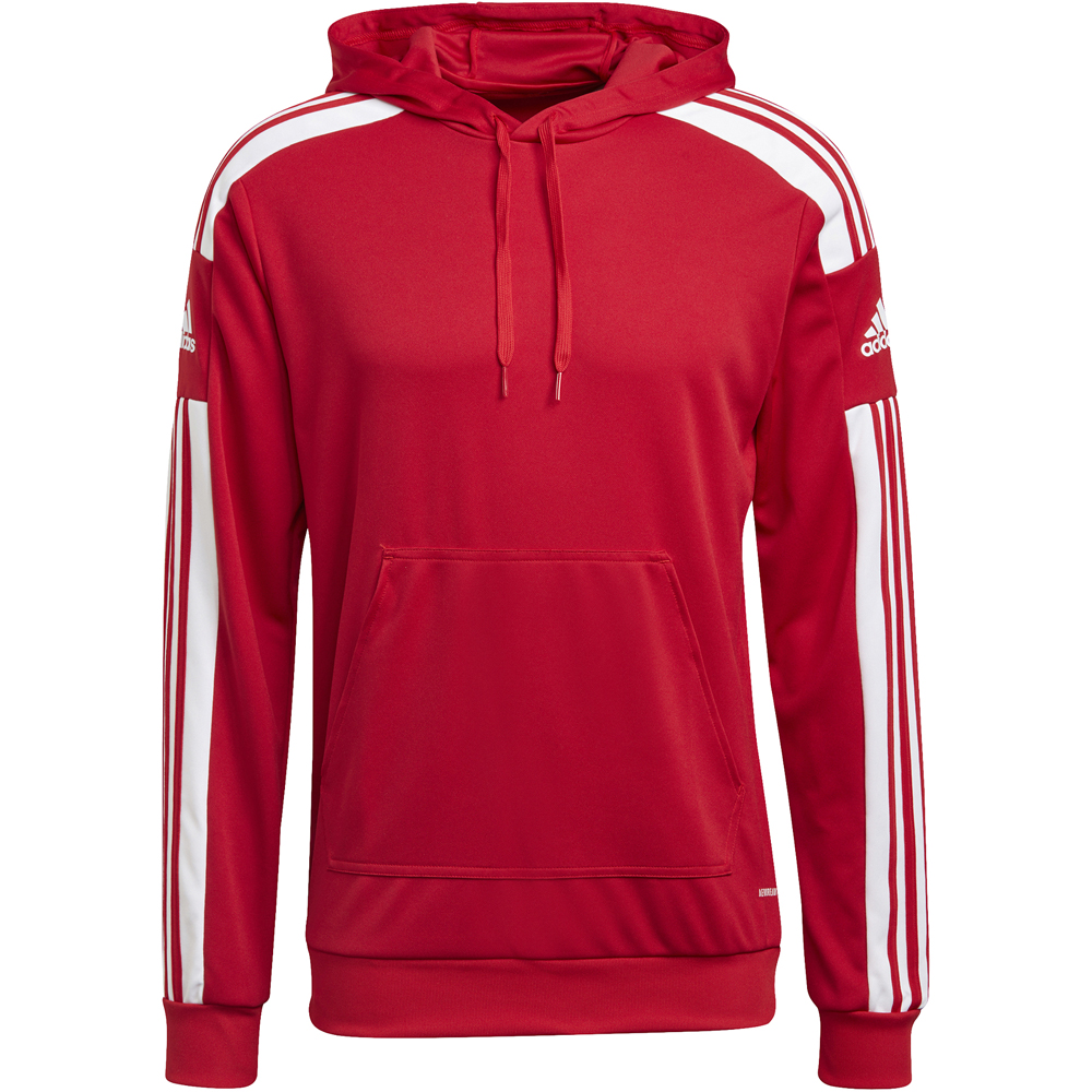 Adidas Herren Hoodie Squadra 21 rot-weiß