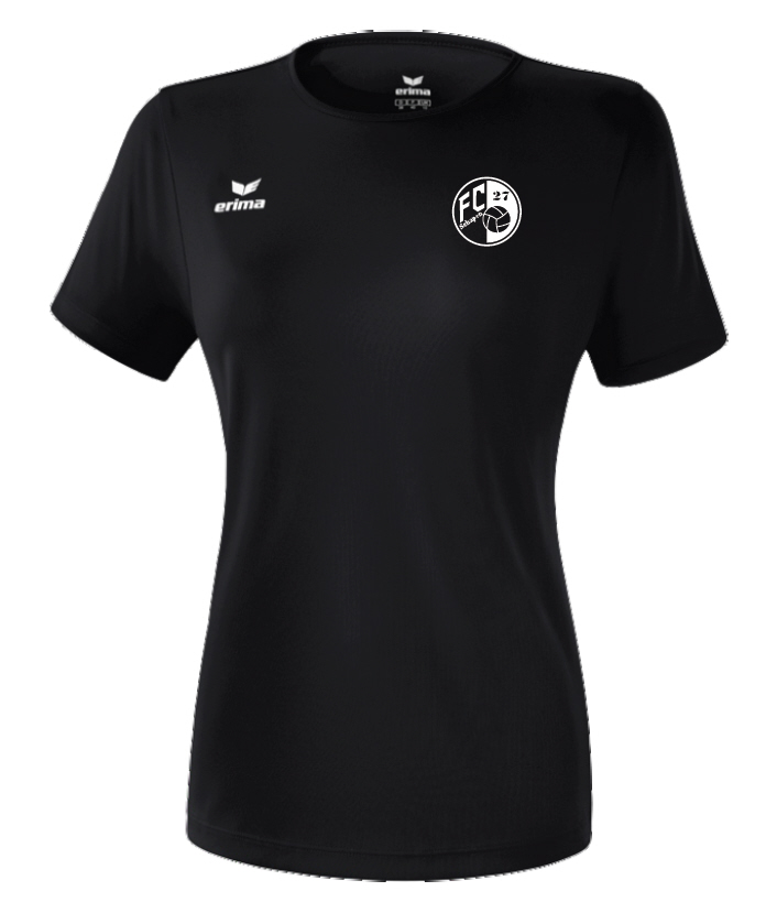 FC 27 Schapen Volleyball Damen Funktions Teamsport T-Shirt schwarz