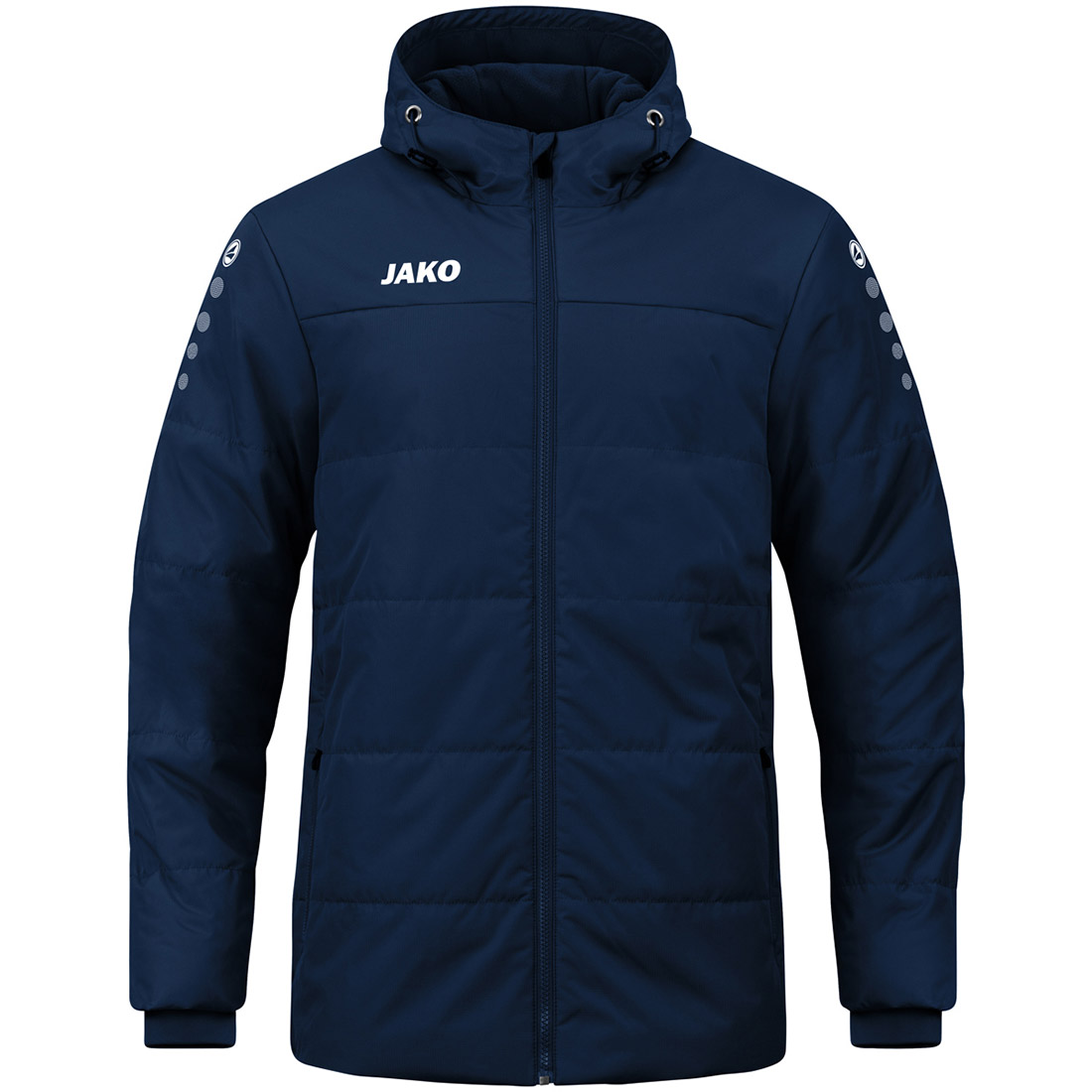 Jako Coachjacke Team mit Kapuze blau