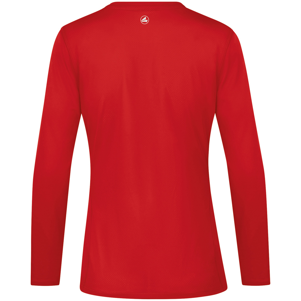 Jako Damen Longsleeve Run 2.0 rot