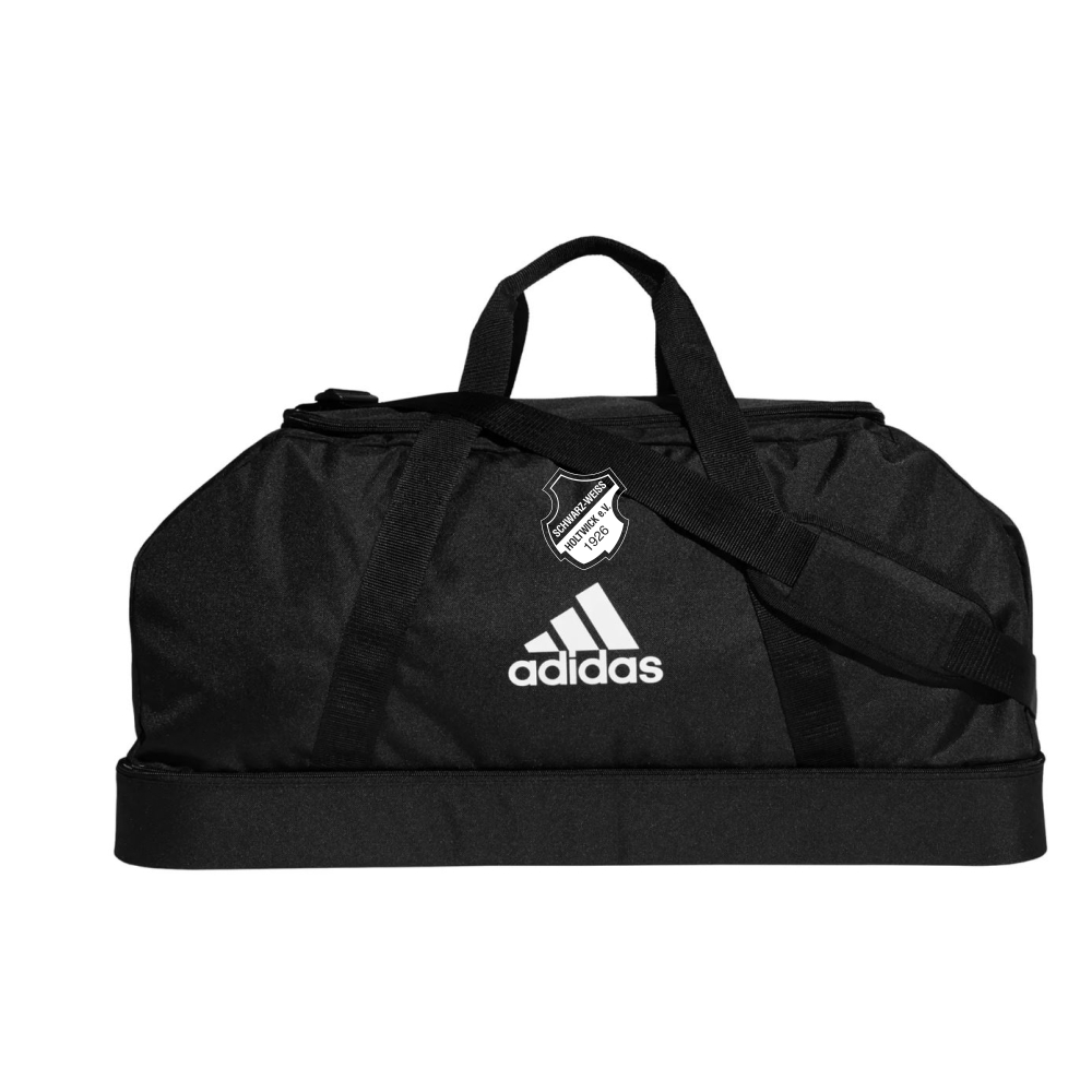 Adidas Trainingstasche mit Bodenfach Tiro M schwarz-weiß