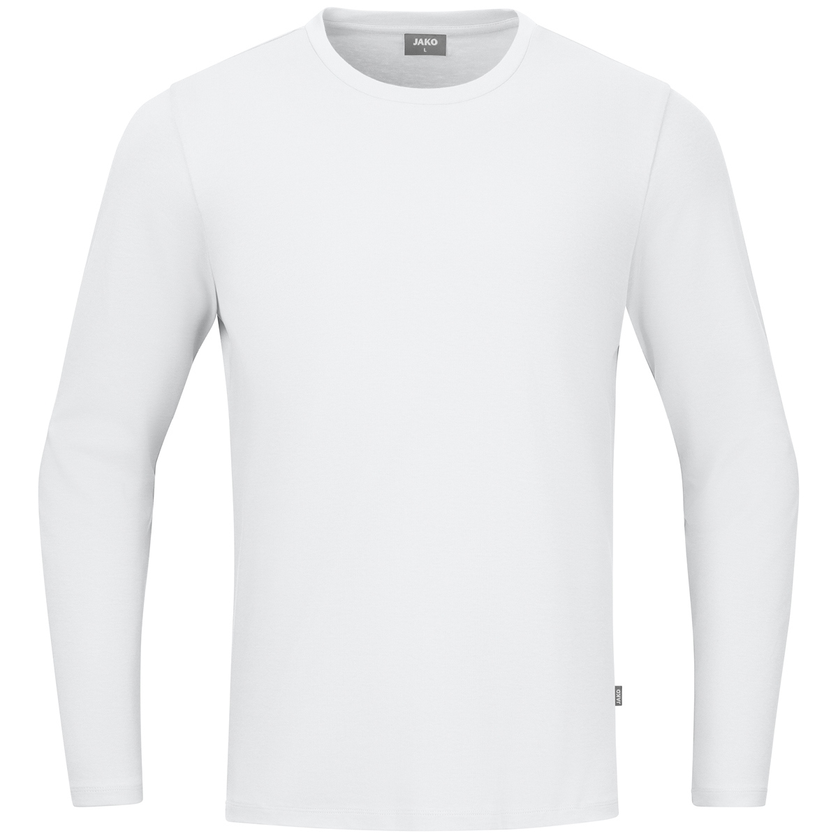 Jako  Longsleeve Organic weiß