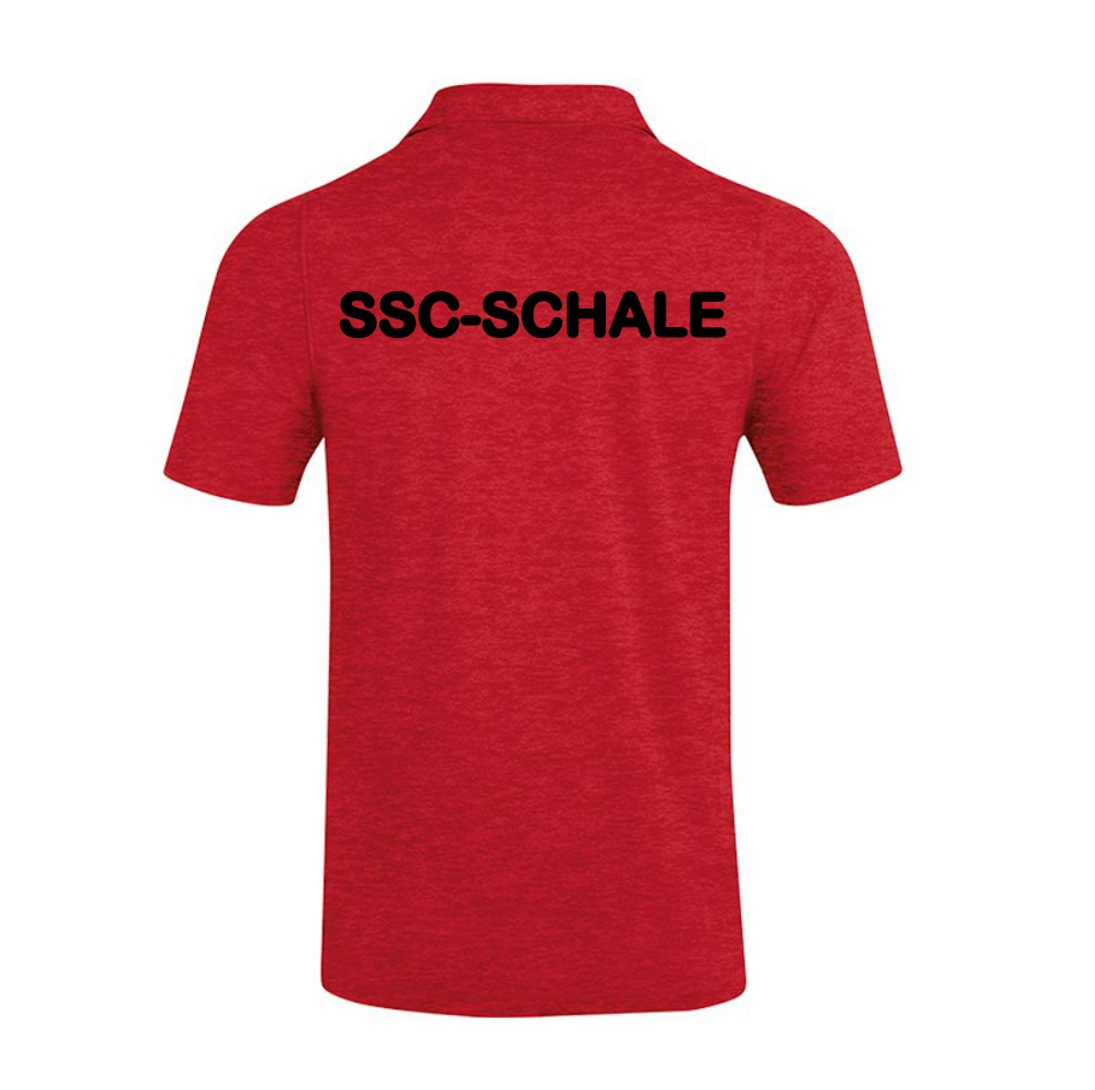 SSC Schale Damen Polo Premium Basics rot