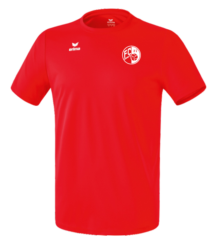 FC 27 Schapen Volleyball Funktions Teamsport T-Shirt rot