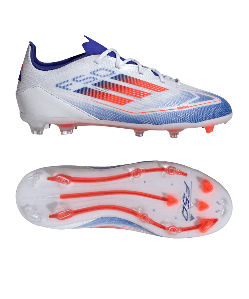 Adidas F50 Pro FG Advancement Kids Weiss Rot