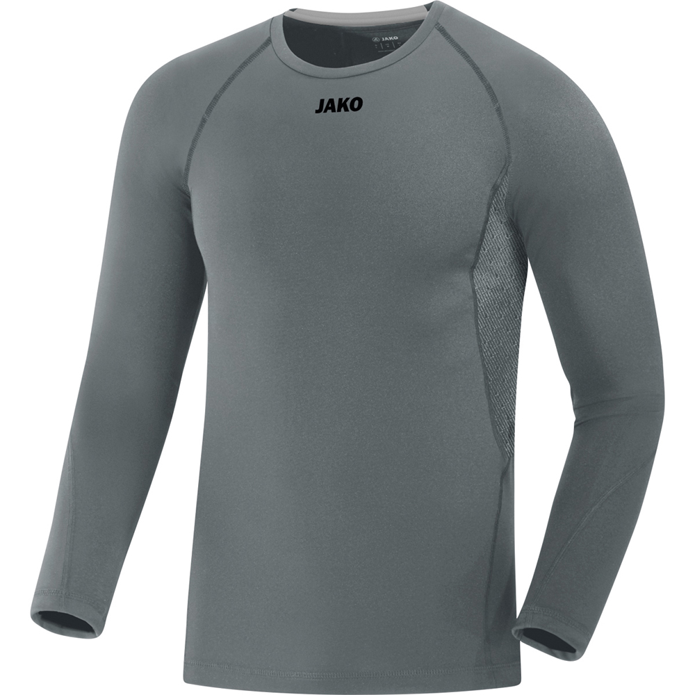 Jako Herren Longsleeve Compression 2.0 grau