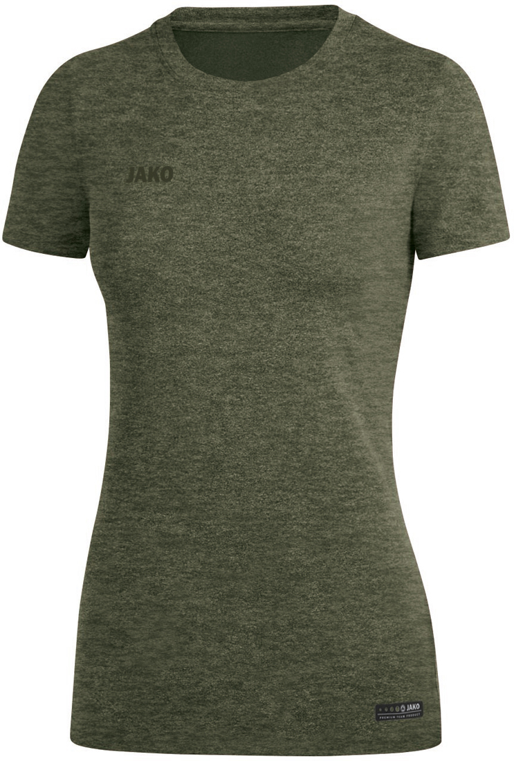 Jako Premium Basics T-Shirt khaki meliert