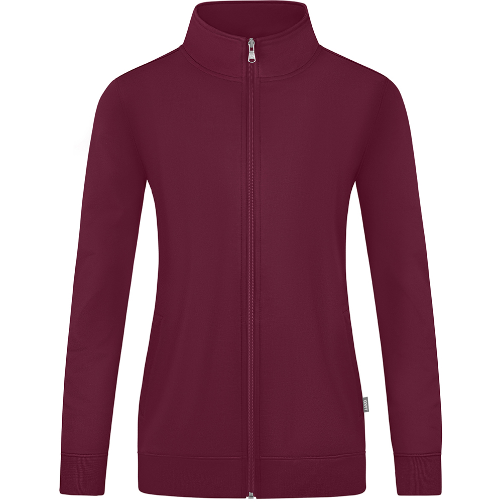 Jako Damen Sweatjacke Doubletex braun