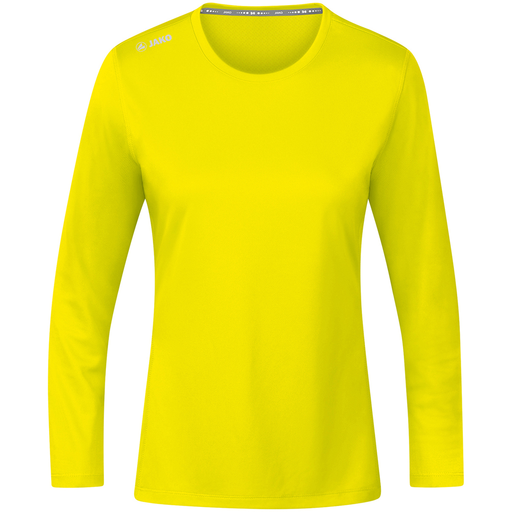 Jako Damen Longsleeve Run 2.0 gelb