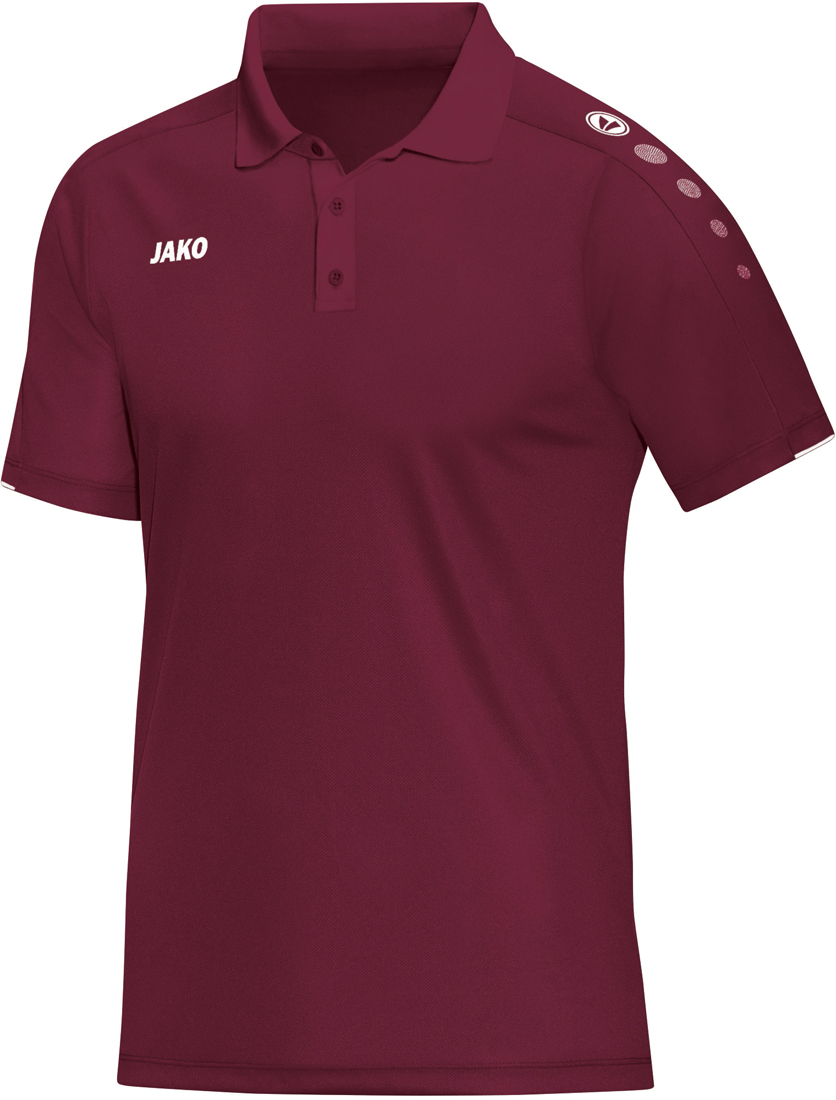 Jako Classico Polo-Shirt maroon