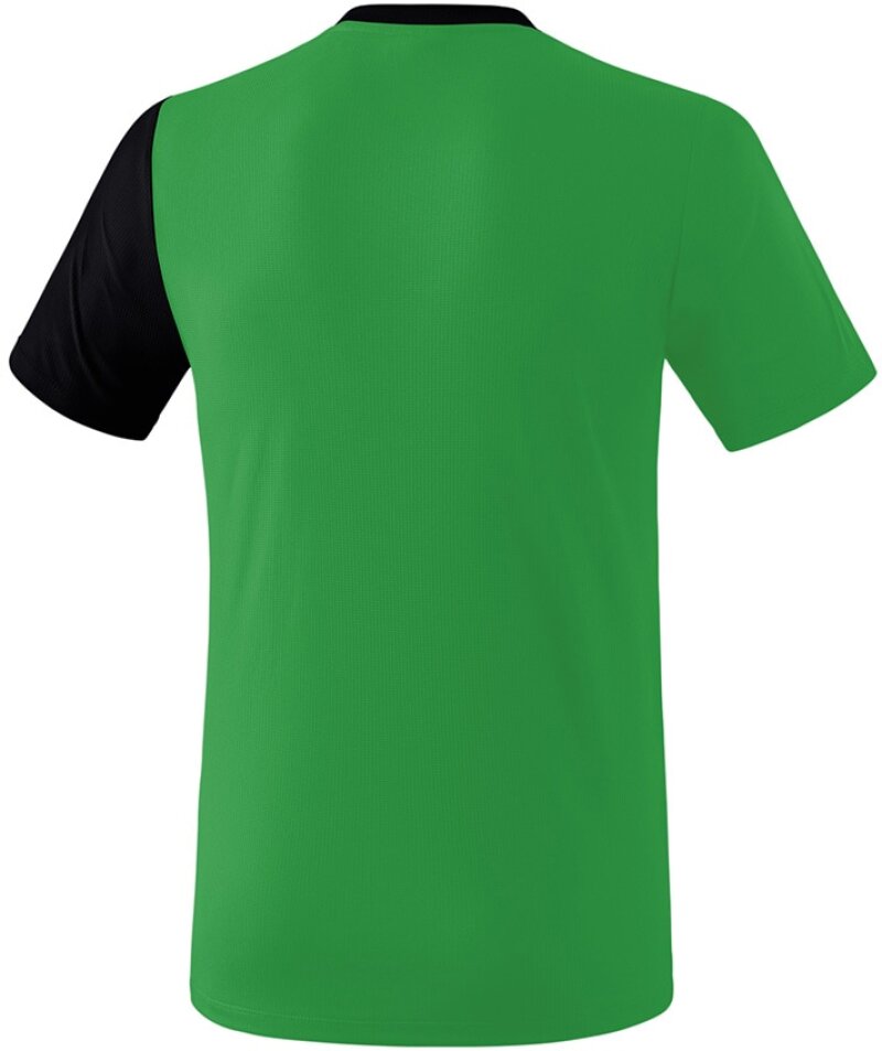 Erima 5-C T-Shirt smaragd-schwarz-weiß