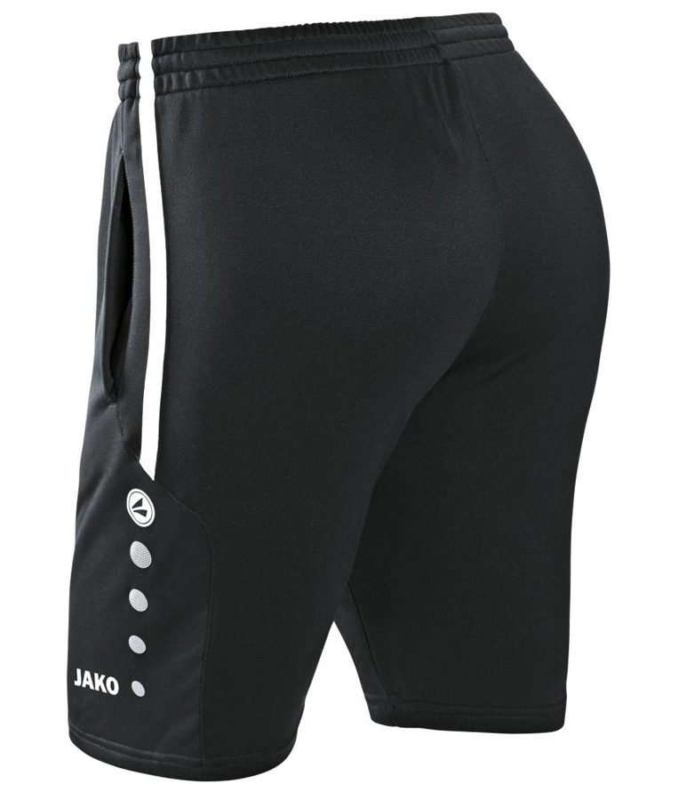 Jako Active Trainingsshorts schwarz-weiß